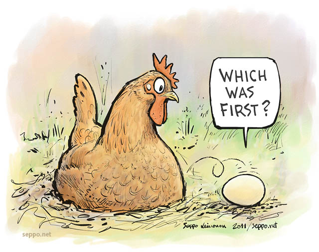  Hen and egg, keywords:
 hen egg easter cartoon