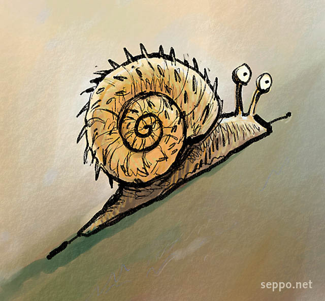  Acanthinula aculeata, keywords:
 terrestrial snail land snail mollusc Acanthinula aculeata cartoon