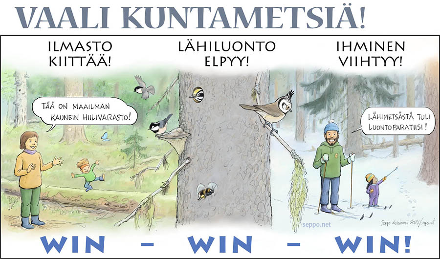 Vaali ja suojele kuntametsiä