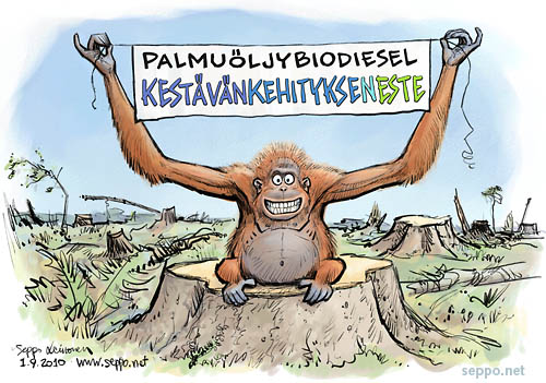  Nesteen palmuljybiodiesel kestvn kehityksen tiell, keywords:
 Neste oranki biodiesel palmuljy biopolttoaine sademets sademetstuho hiilipst hiilidioksidi co2 Indonesia suosademets kestv kehitys liikenne polttoaine HKL pilapiirros