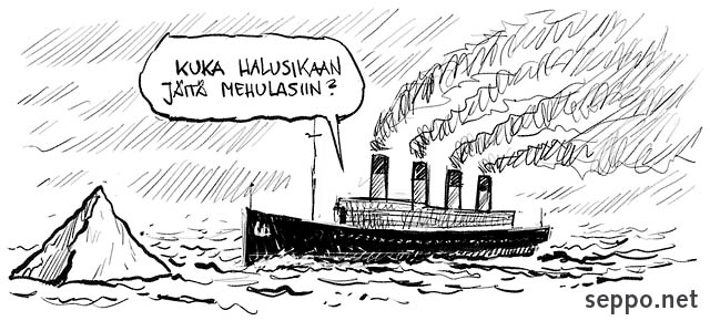 Hyrylaiva ja jvuori, keywords:
 laiva hyrylaiva jvuori meri merenkulku liikenne trmys vaara Titanic pilapiirros